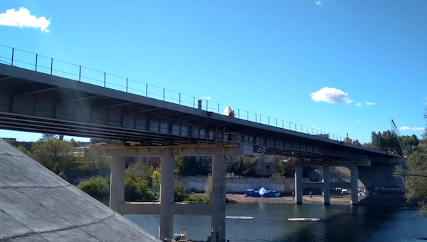 В Серпухове завершился ремонт моста через Нару
