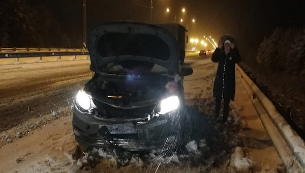 Пять машин столкнулись на трассе «Крым»