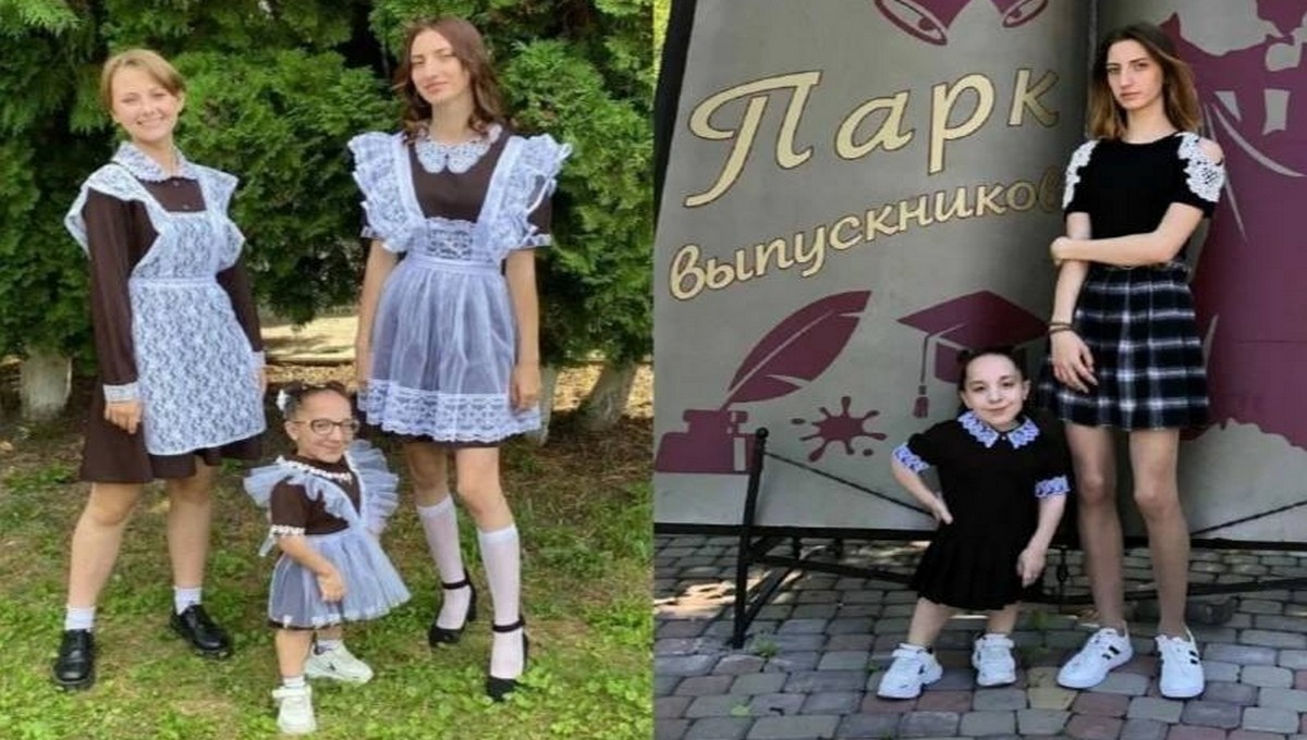 Самая маленькая девочка в России окончила обычную школу