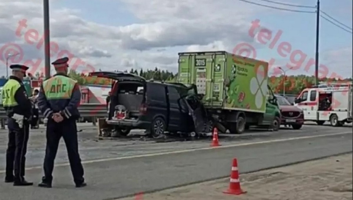 На трассе М-2 под под Чеховом произошло массовое ДТП