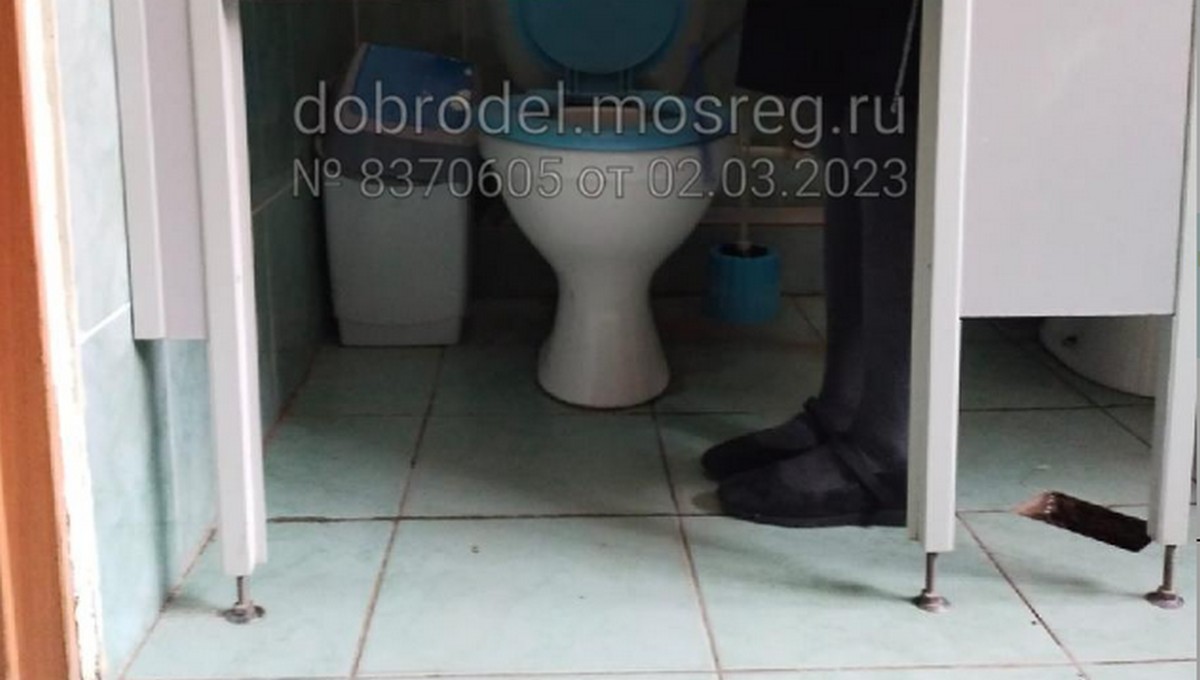 Родители школьников из Пущино пожаловались на туалеты, унижающие достоинство детей