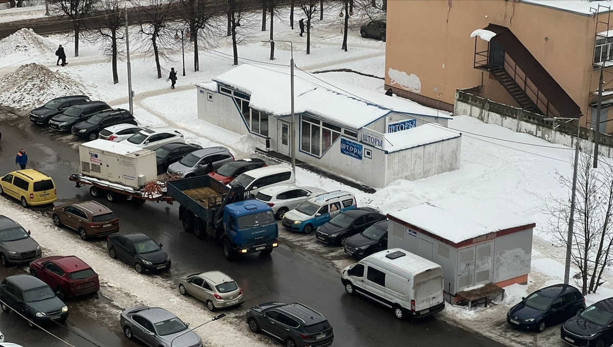 Огромное офисное здание в центре Серпухова осталось без света на много часов