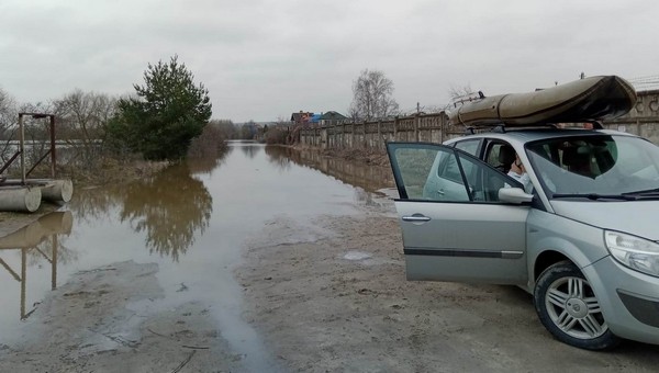 СНТ в Протвино оказалось частично затоплено весенними водами