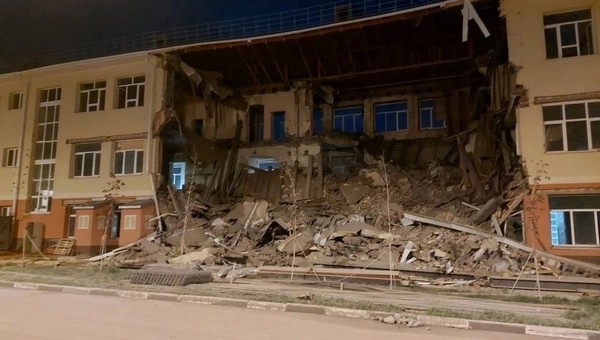 В Подмосковье обрушилось здание больницы
