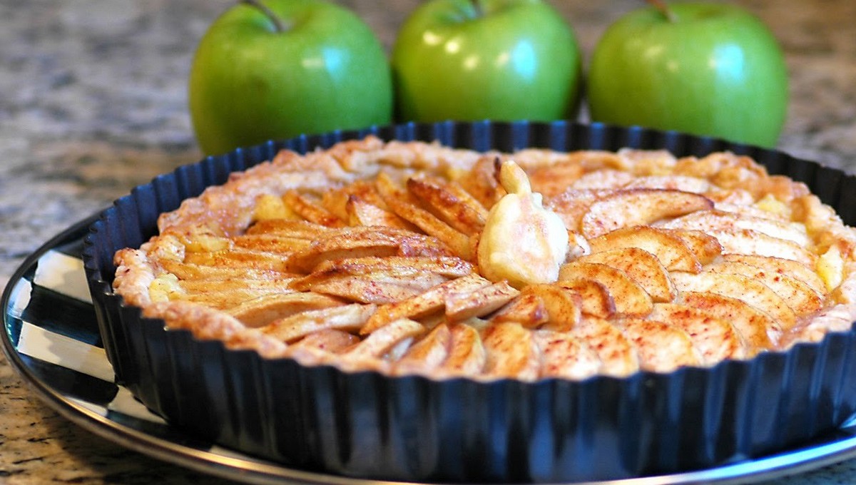 Вкуснейший яблочный пирог по-итальянски всего за 20 минут 