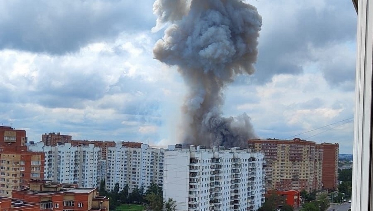 В подмосковном городе прогремел мощный взрыв