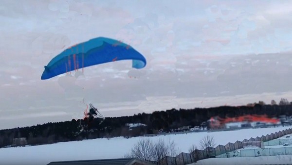 Появилось видео с падением летательного аппарата в Подмосковье