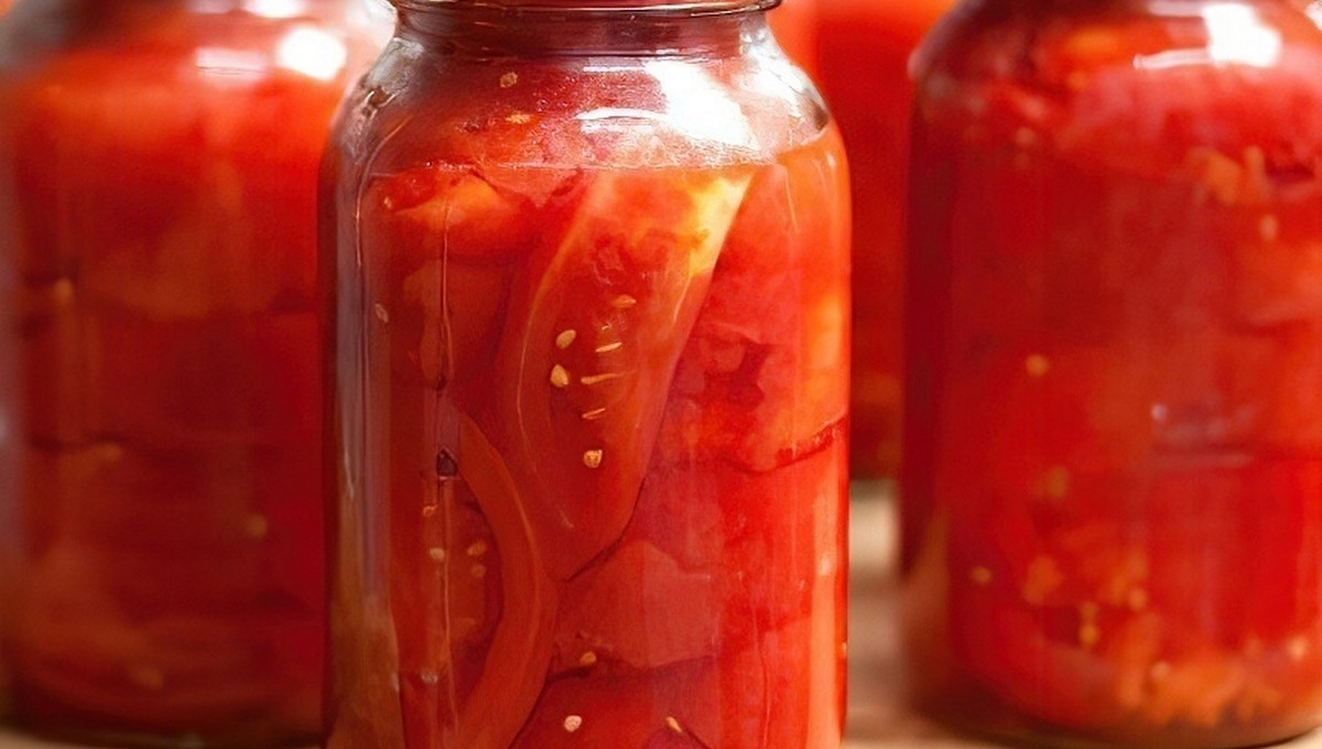 Оригинальный рецепт заготовки томатов на зиму