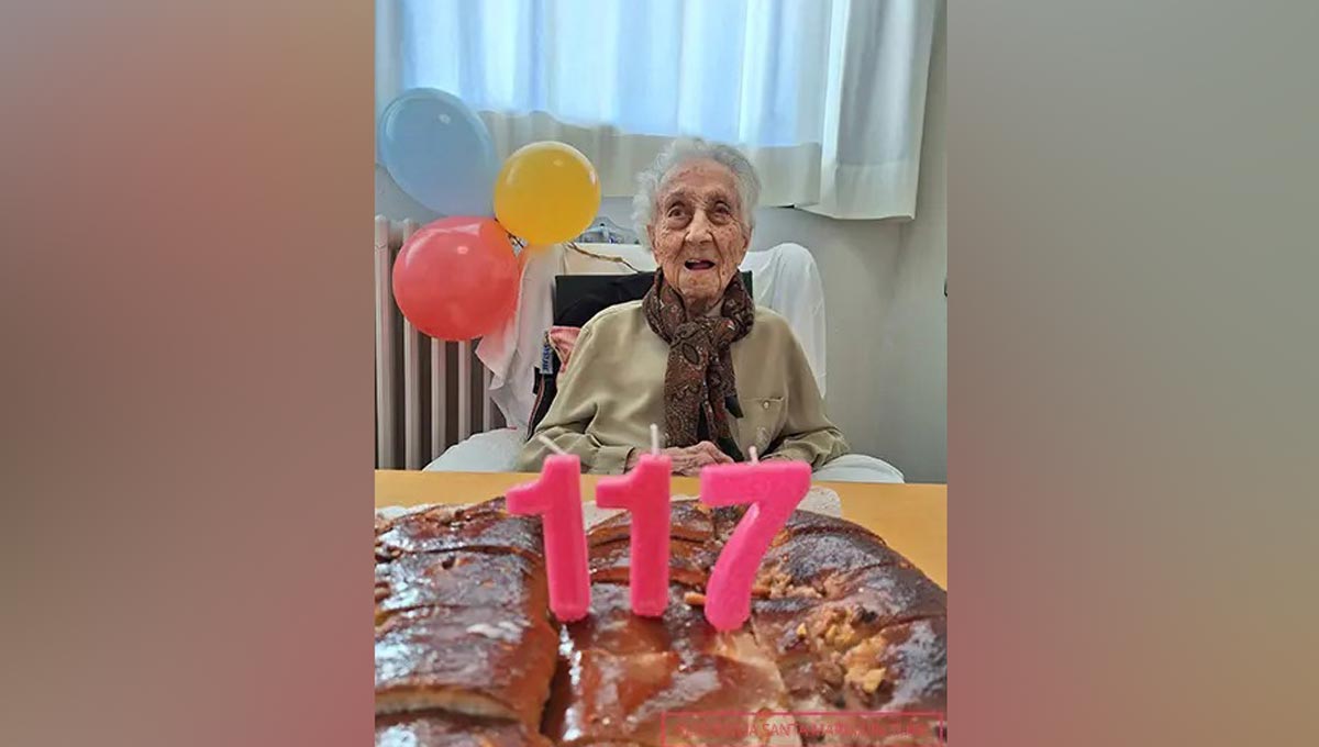 Старейшая жительница в мире отпраздновала очередной день рождения