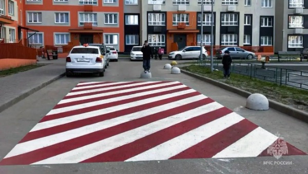Во дворах Подмосковья начала появляться новая запрещающая разметка