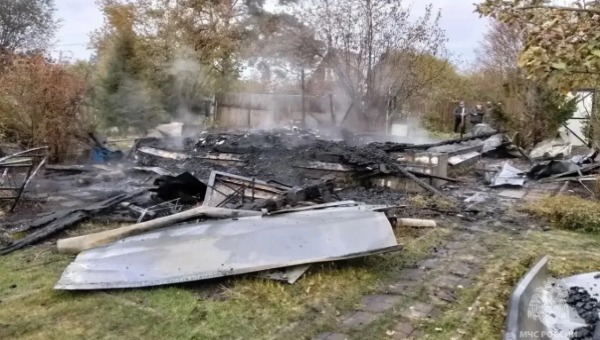 Женщина и маленький ребёнок погибли на пожаре в Подмосковье