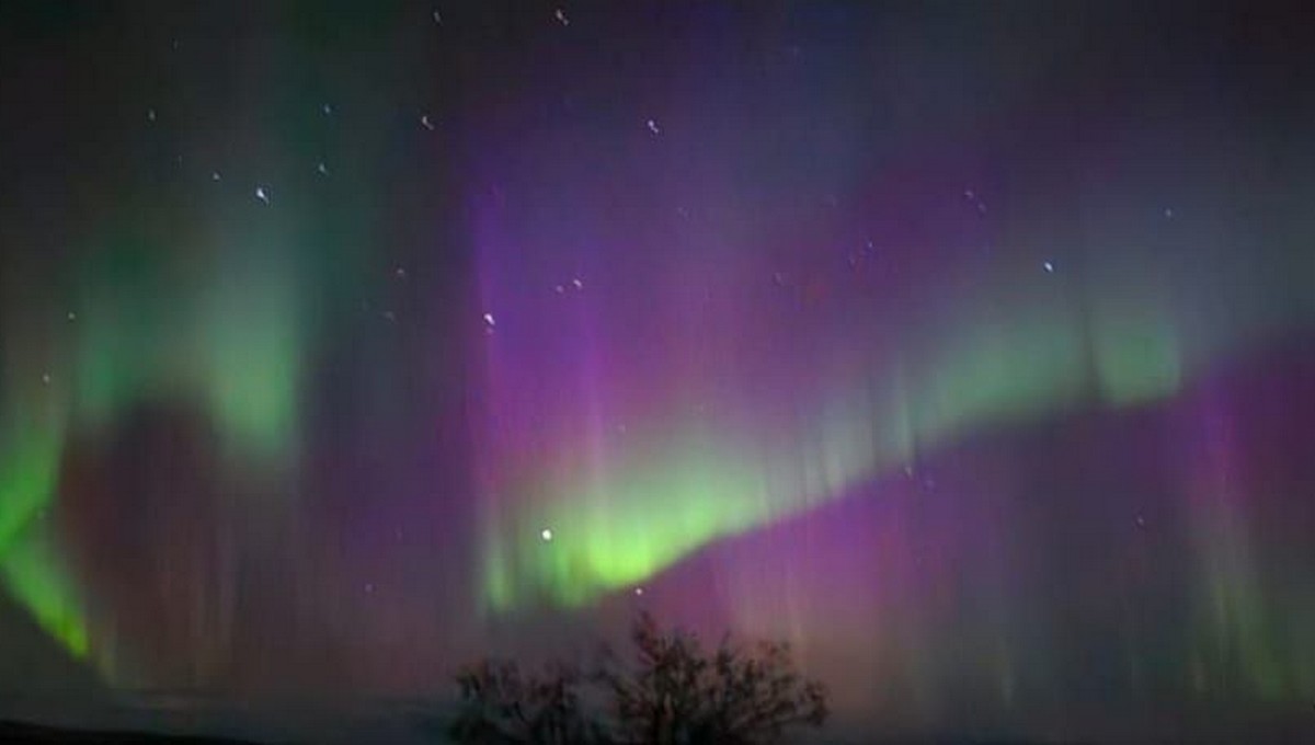 Магнитная буря в Подмосковье удивила ночным зрелищем