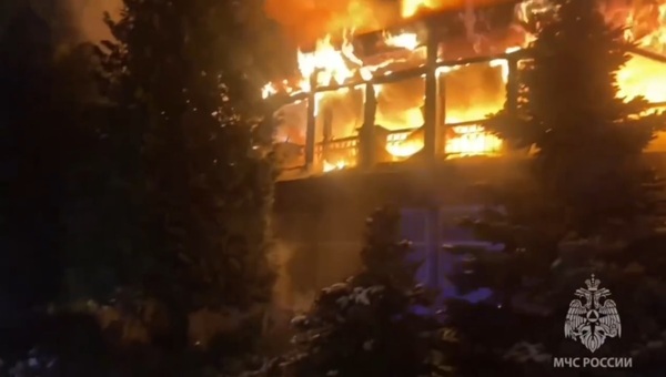 Популярный загородный ресторан сгорел в Подмосковье