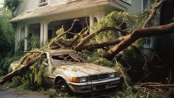 Дерево рухнуло на авто — как выбить компенсацию