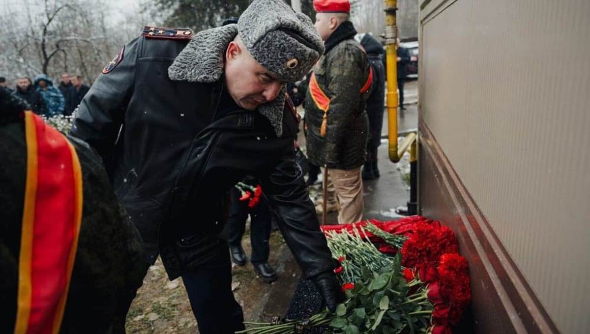 Коллеги почтили память подмосковного полицейского, жестоко убитого на задании