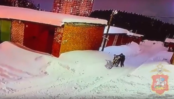 Житель Подмосковья украл мотоцикл самым необычным способом
