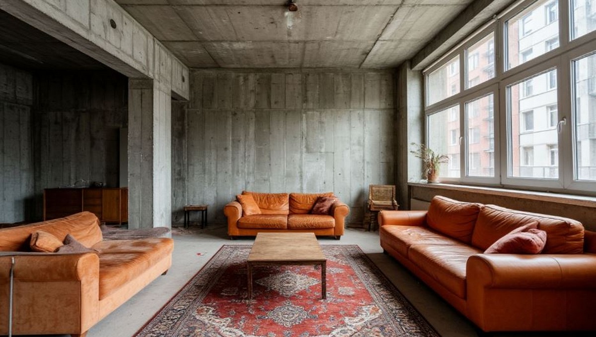 Тренд на проживание в бетонных стенах без ремонта появился у россиян