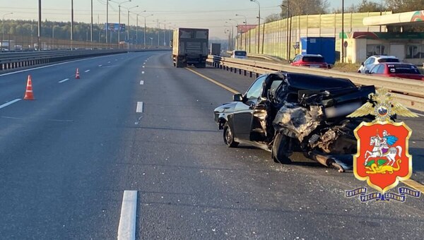 Подростки пострадали в аварии на трассе «Крым» в Подмосковье