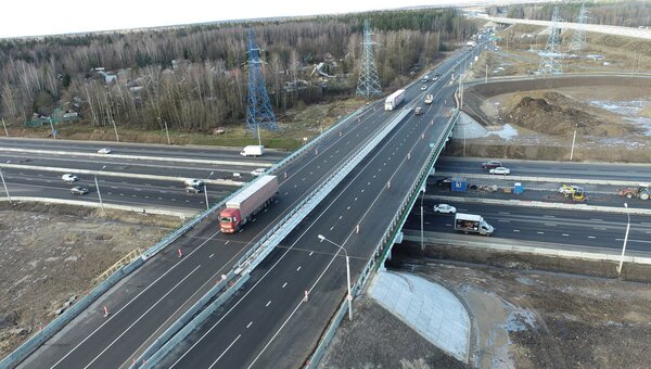 Новый путепровод на Ярославском шоссе принял первых автомобилистов