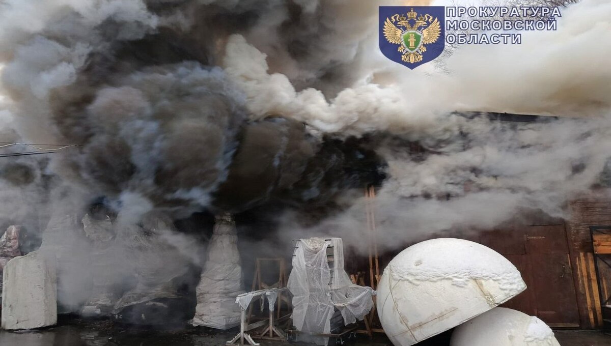 Пожар произошёл на территории подмосковного храма