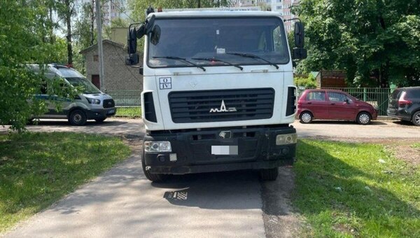 Мусоровоз раздавил женщину возле её дома в Подмосковье