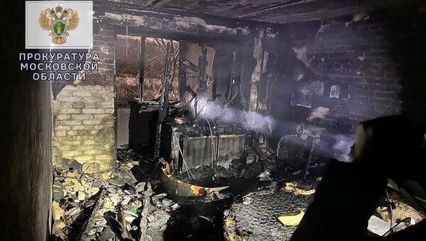 Жильцы двух квартир погибли при пожаре в многоэтажке в Подмосковье