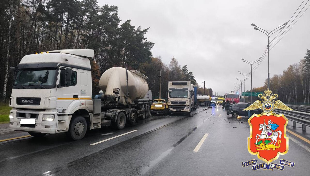 Три человека погибли в ДТП на трассе в Серпухове